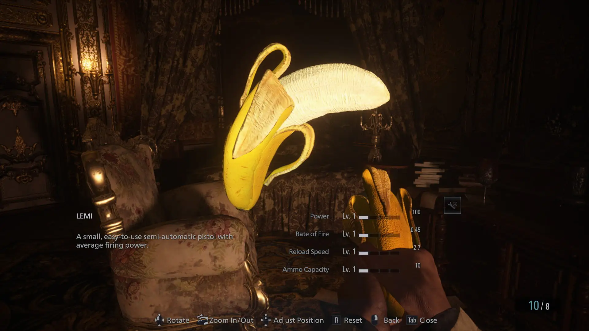 دانلود مد Banana Gun and Spoon Knife برای بازی Resident Evil Village