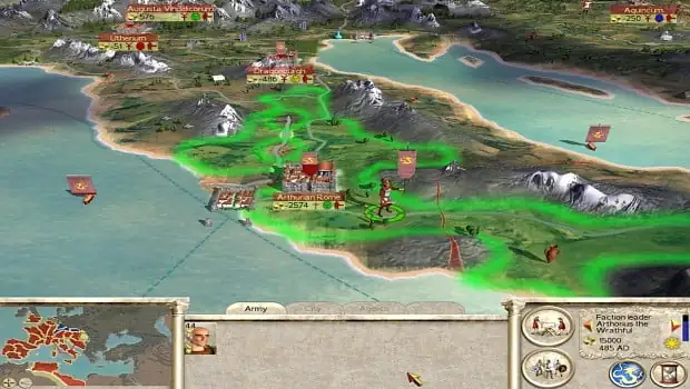دانلود مد Throne of Pendragon برای بازی Rome: Total War