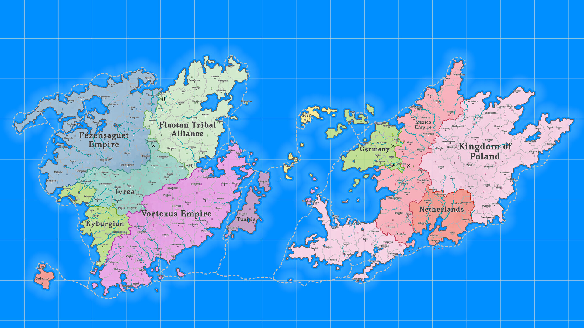 دانلود بازی Fantasy Map Simulator